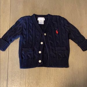 3month Ralph Lauren cable knit sweater